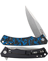 Blue/Black Carbon Fiber Weave Marilla 25895