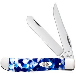 Blue Crackle Kirinite Smooth Mini Trapper 50725