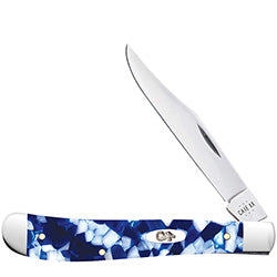 Blue Crackle Kirinite Smooth Slimline Trapper 50726